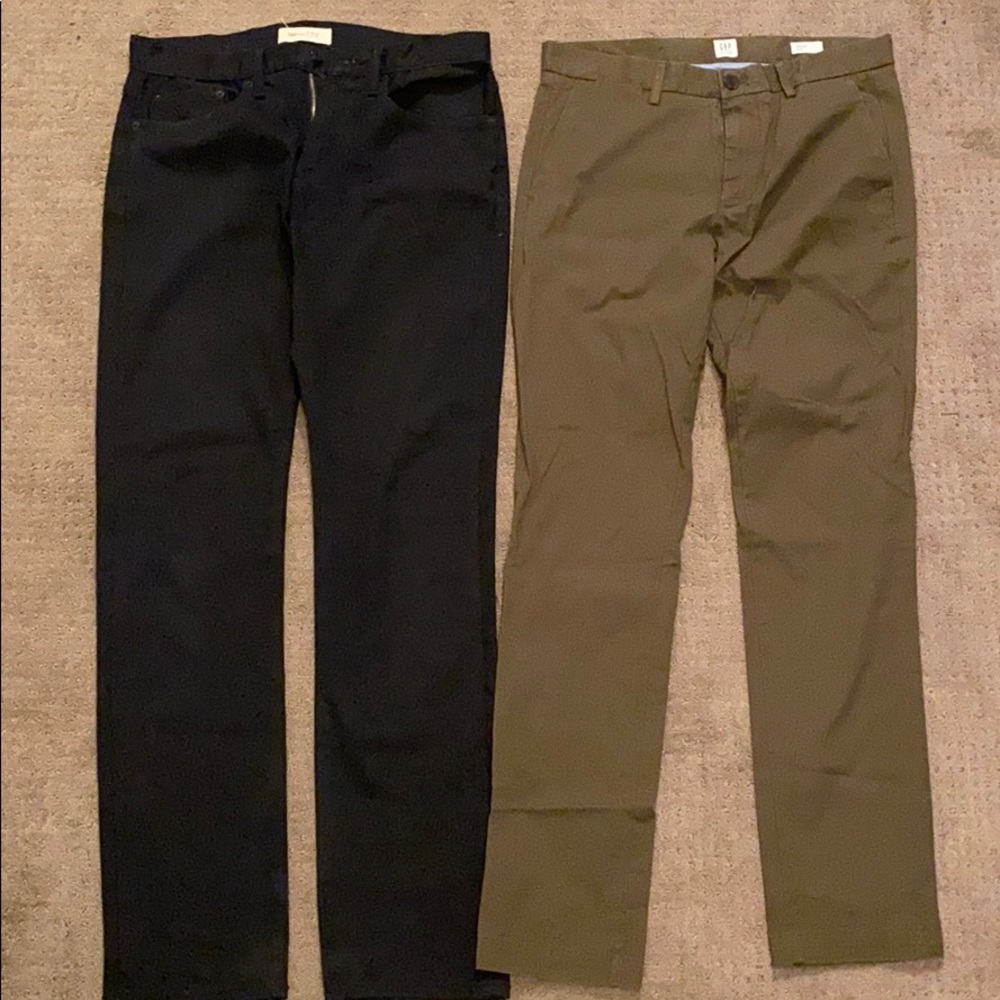 Gap jeans black and green